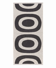 MARIMEKKO | MELOONI BATH TOWEL 75 x 150cm | CHARCOAL + OFF WHITE