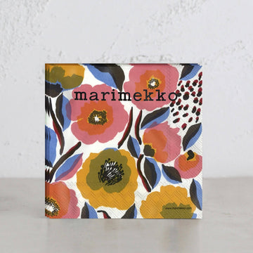 MARIMEKKO | ROSARIUM WHITE ROSE PAPER NAPKINS