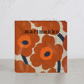MARIMEKKO | UNIKKO PAPER NAPKINS | TERRACOTTA
