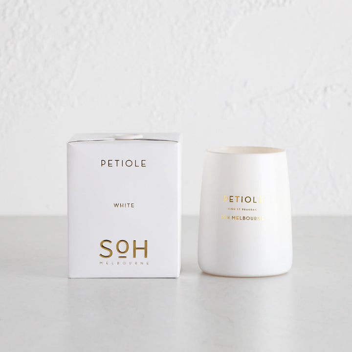 SOH MELBOURNE  |  SOY WAX CANDLE  |  PETIOLE WHITE