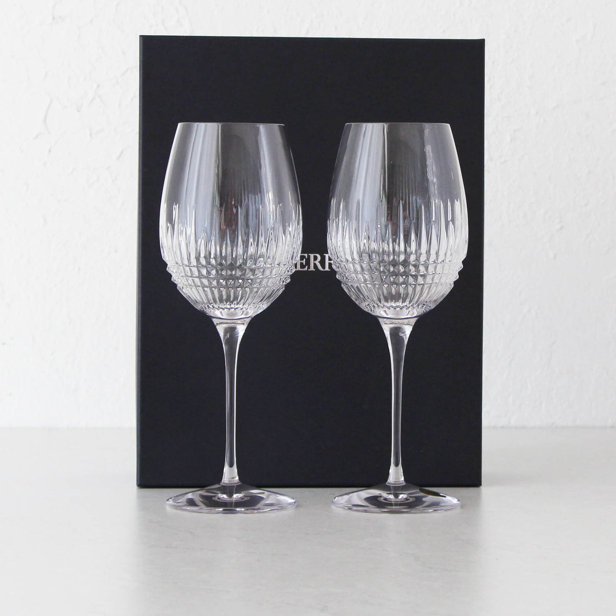 WATERFORD | LISMORE DIAMOND ESSENCE GOBLET GLASSES