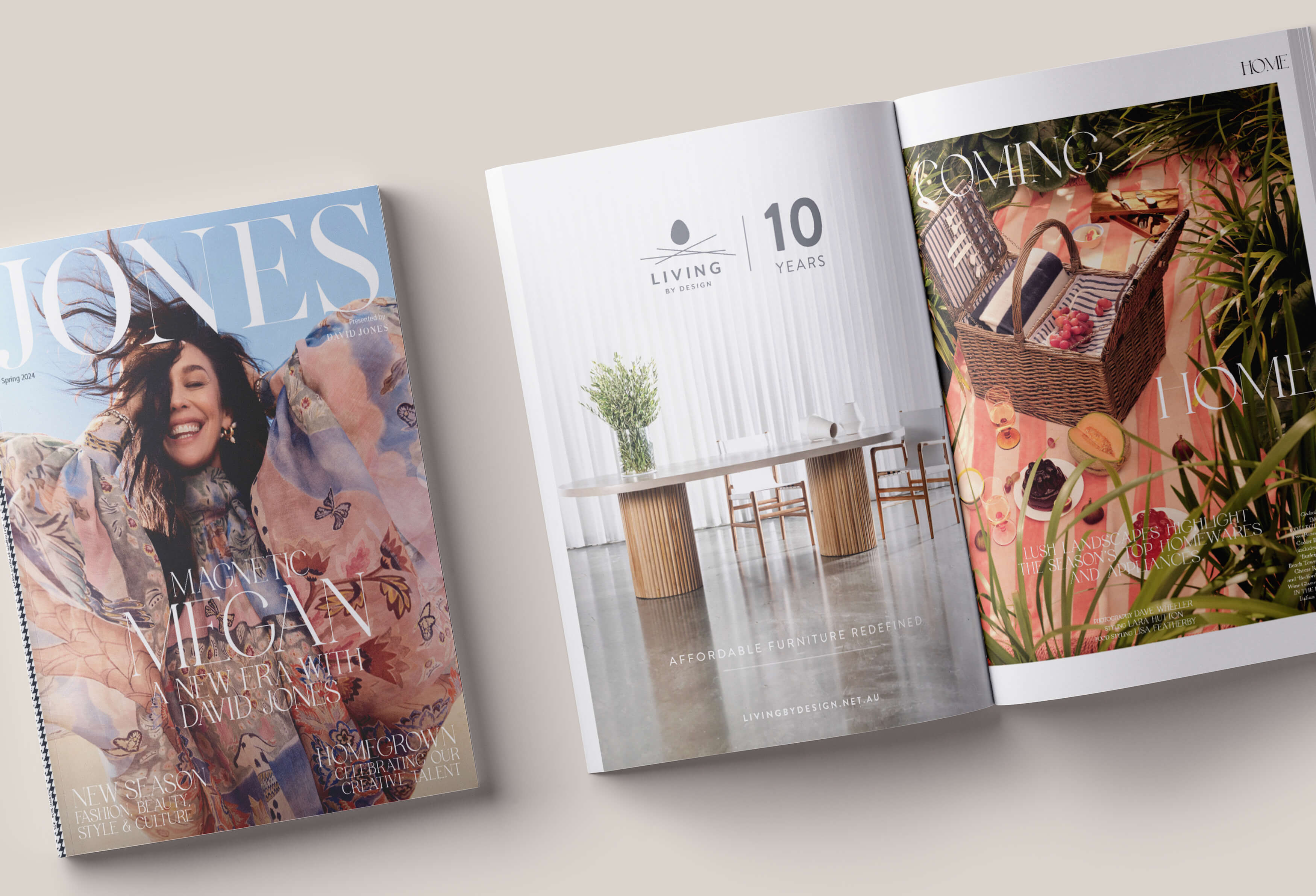 THE JONES MAGAZINE + LIVING BY DESIGN