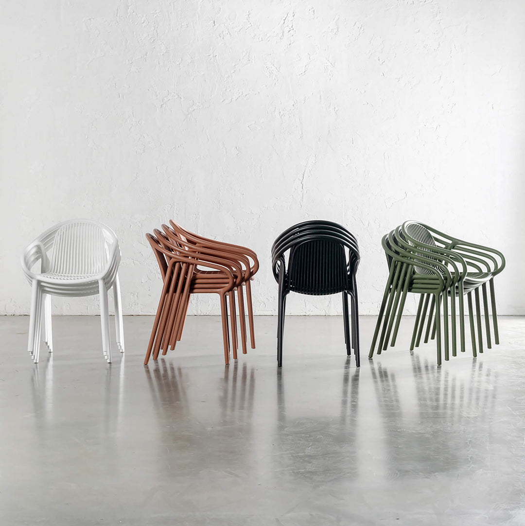 Stackable Outdoor Dining Chairs Collection | Living By Design