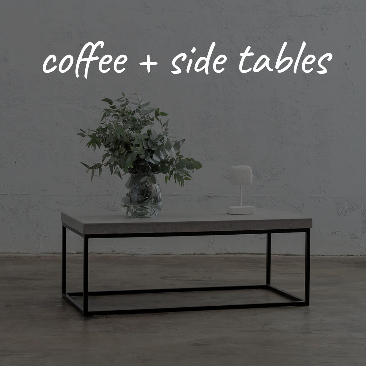 OUTDOOR COFFEE + SIDE TABLES