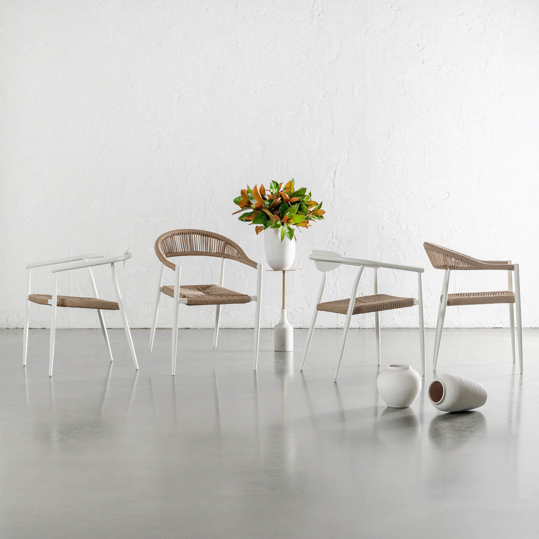 Outdoor Dining Chairs  |  Wicker + Woven Collection | Living By Design