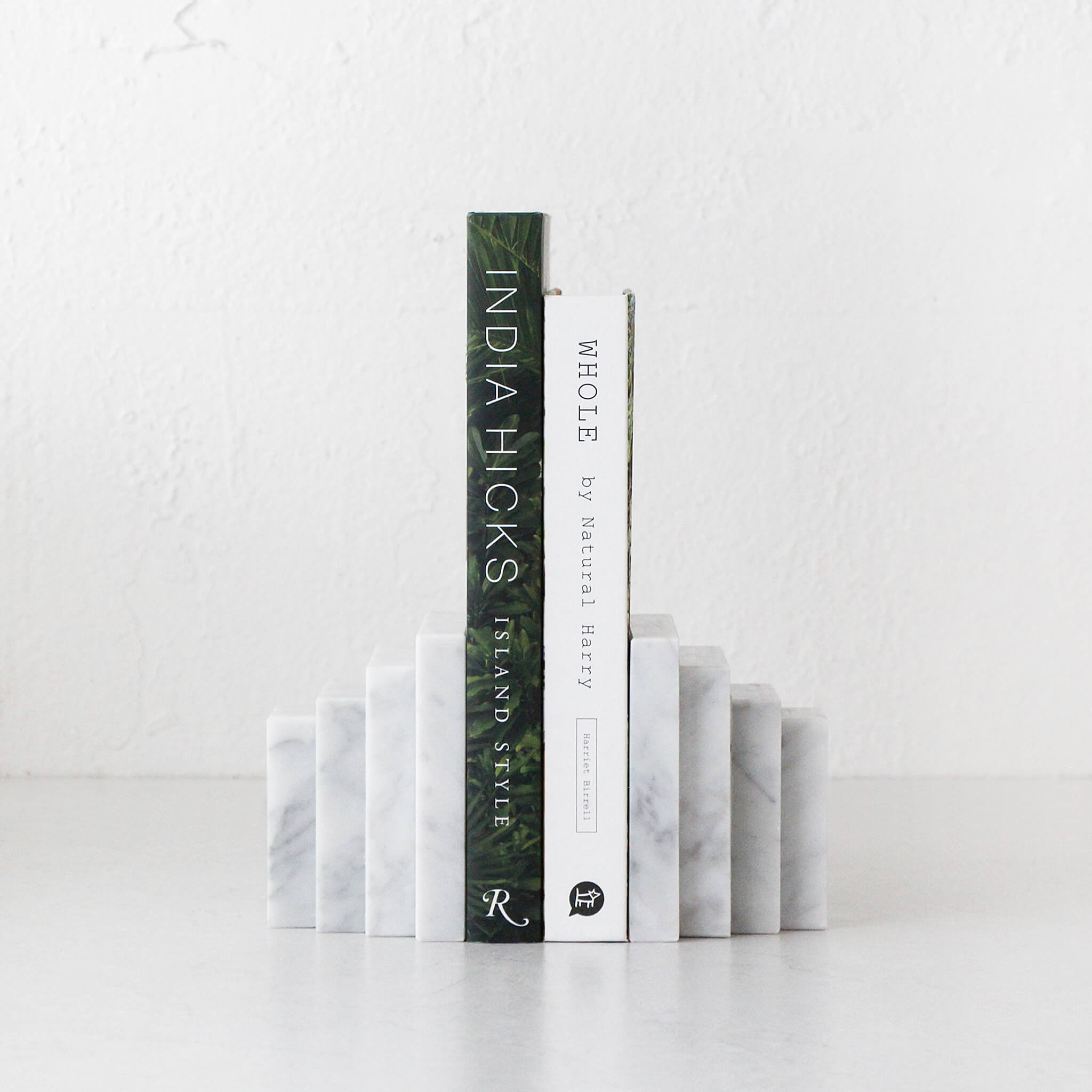 MARBLE BOOKENDS + DOORSTOPS