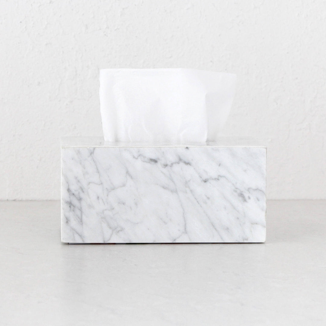 MARBLE TISSUE BOX COVERS