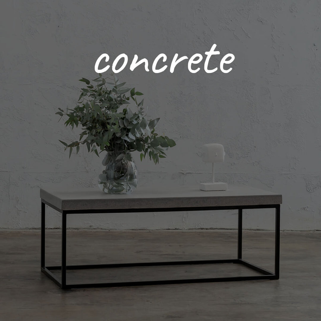 ARIA CONCRETE GRANITE SIDE + COFFEE + CONSOLE TABLES