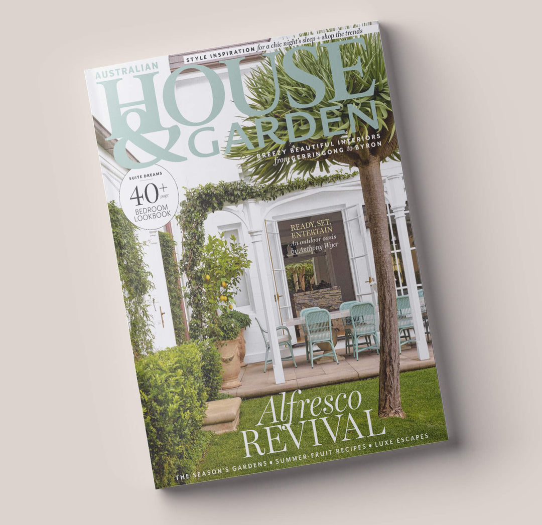 AS SEEN IN HOUSE & GARDEN FEB ISSUE