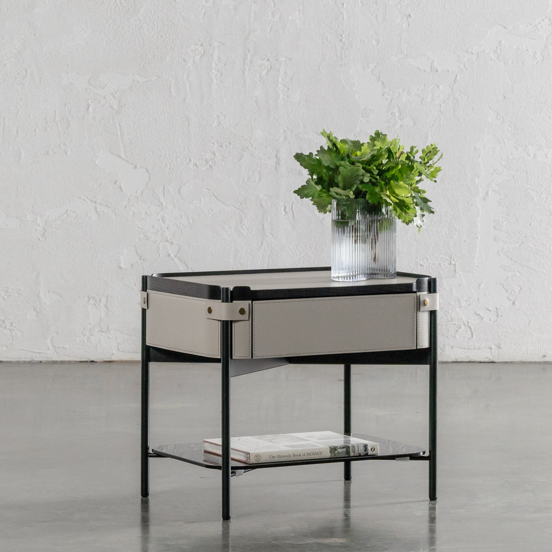 Panzano Leather Bedside Collection | Living By Design