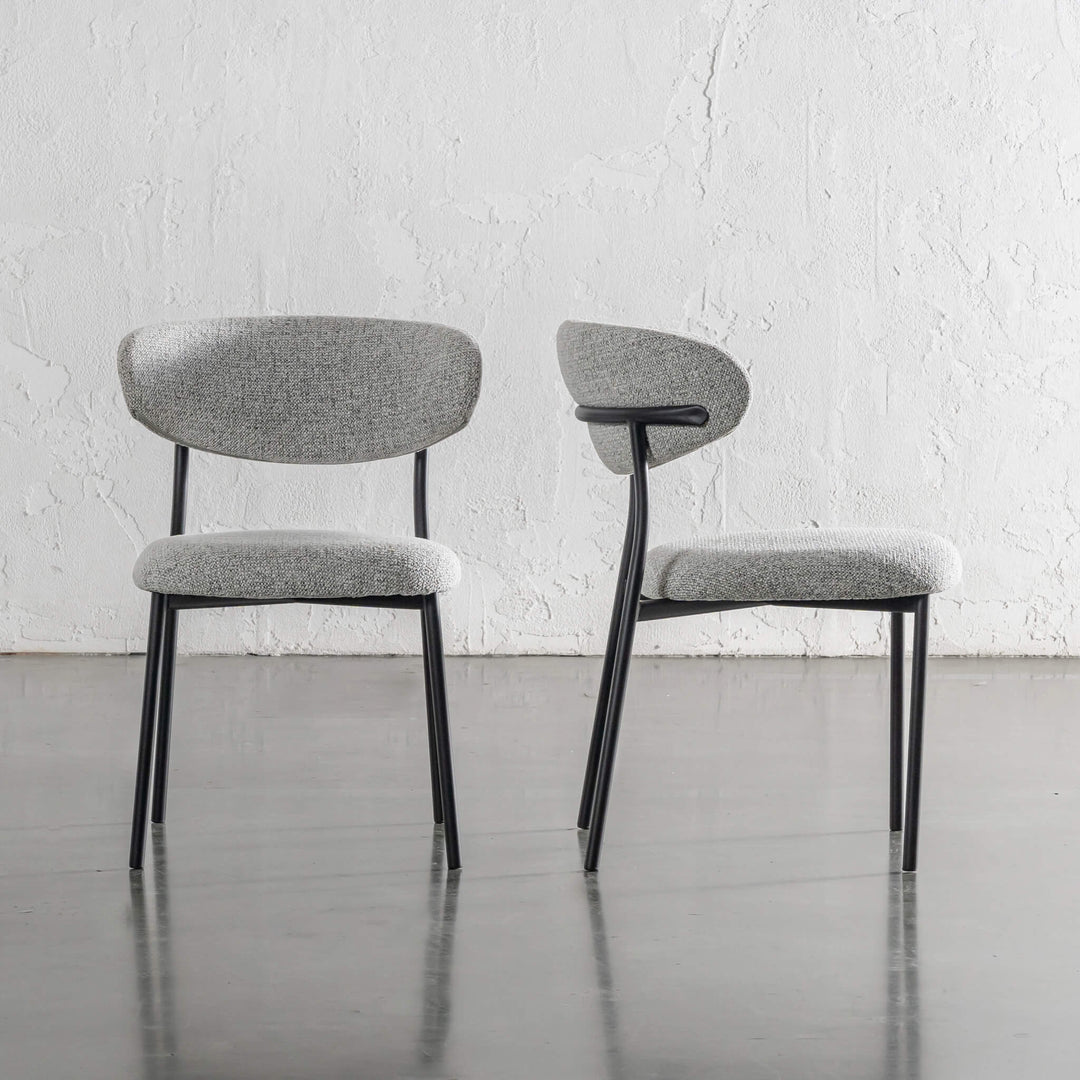 Roche Fabric Dining + Bar Chairs Collection | Living By Design