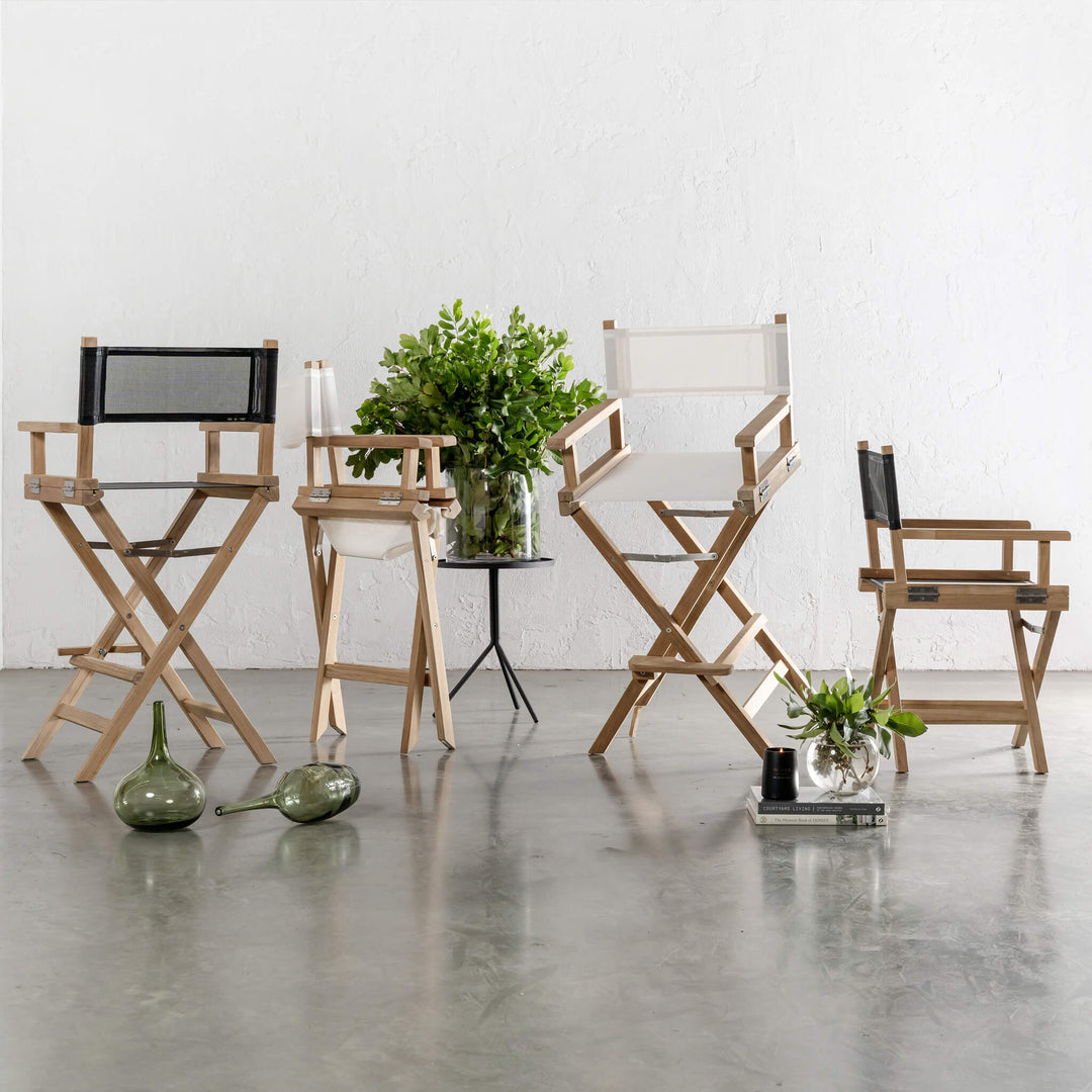 Directors Chairs + Outdoor Side Tables Collection | Living By Design