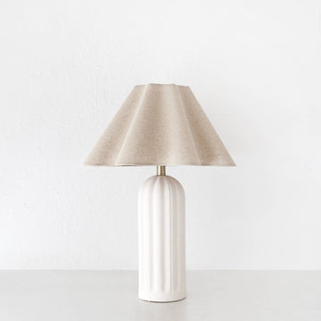 ALBERTA TABLE LAMP  |  NATURAL CERAMIC