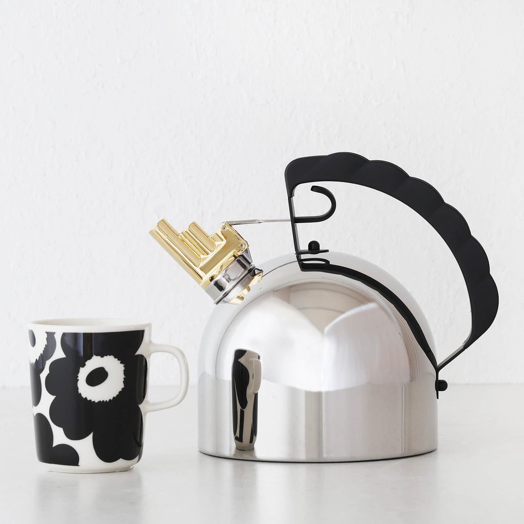 ALESSI | KETTLE 9091 | STAINLESS STEEL WITH MELODIC WHISTLE