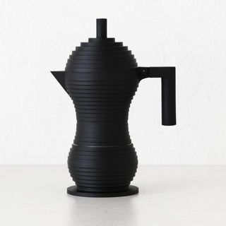 ALESSI | PULCINA ESPRESSO COFFEE MAKER | BLACK | 6 CUP