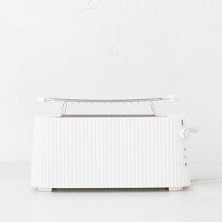 ALESSI  |  PLISSE TOASTER  |  4 SLICE  |  WHITE