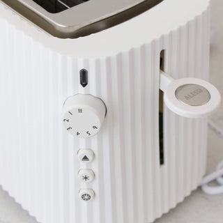 ALESSI  |  PLISSE TOASTER  |  4 SLICE  |  WHITE