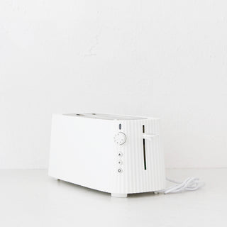 ALESSI  |  PLISSE TOASTER  |  4 SLICE  |  WHITE