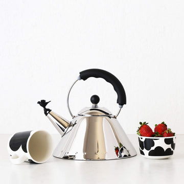 ALESSI  |  MICHAEL GRAVE BIRD WHISTLE KETTLE 9093  |  2L  |  BLACK