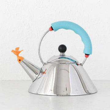 ALESSI | MICHAEL GRAVES BIRD WHISTLE KETTLE 9093 | LIGHT BLUE