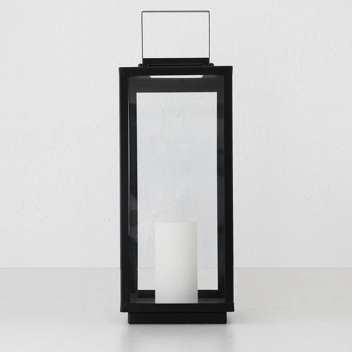 AMALFI HURRICANE LANTERN | X LARGE | BLACK