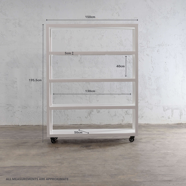 AMARA CONRAD BAKERS SHELF  |  WHITE GRAIN | MEASUREMENTS