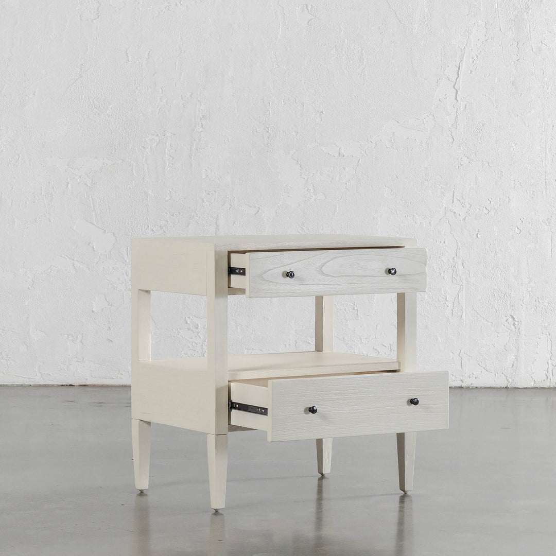 AMARA CONRAD BEDSIDE NIGHTSTAND | BEIGE ARAVA