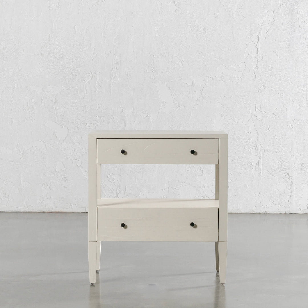 AMARA CONRAD BEDSIDE NIGHTSTAND | BEIGE ARAVA