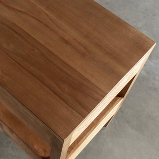 AMARA CONRAD BEDSIDE NIGHTSTAND | NATURAL TIMBER GRAIN