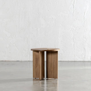 AMARA CROSS BASE SIDE TABLE | 45CM | NATURAL