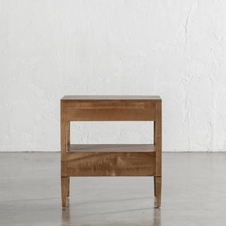 AMARA CONRAD BEDSIDE NIGHTSTAND  |  NATURAL TIMBER GRAIN
