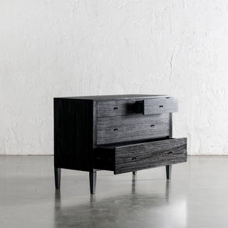 AMARA CONRAD DRESSER  |  BLACK GRAIN  |  120CM