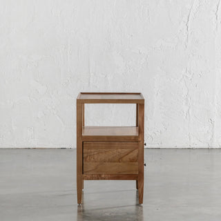 AMARA JARDIN BEDSIDE NIGHTSTAND  |  NATURAL TIMBER GRAIN