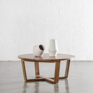 AMARA MID CENTURY TIMBER COFFEE TABLE  |  ROUND