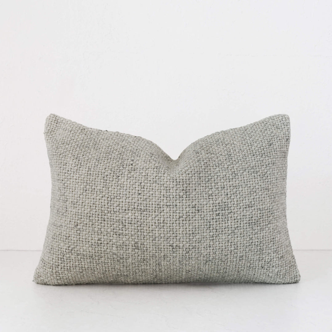 AMARONE HAND WOVEN CUSHION | TEXTURED MISTY PEBBLE | 40X60