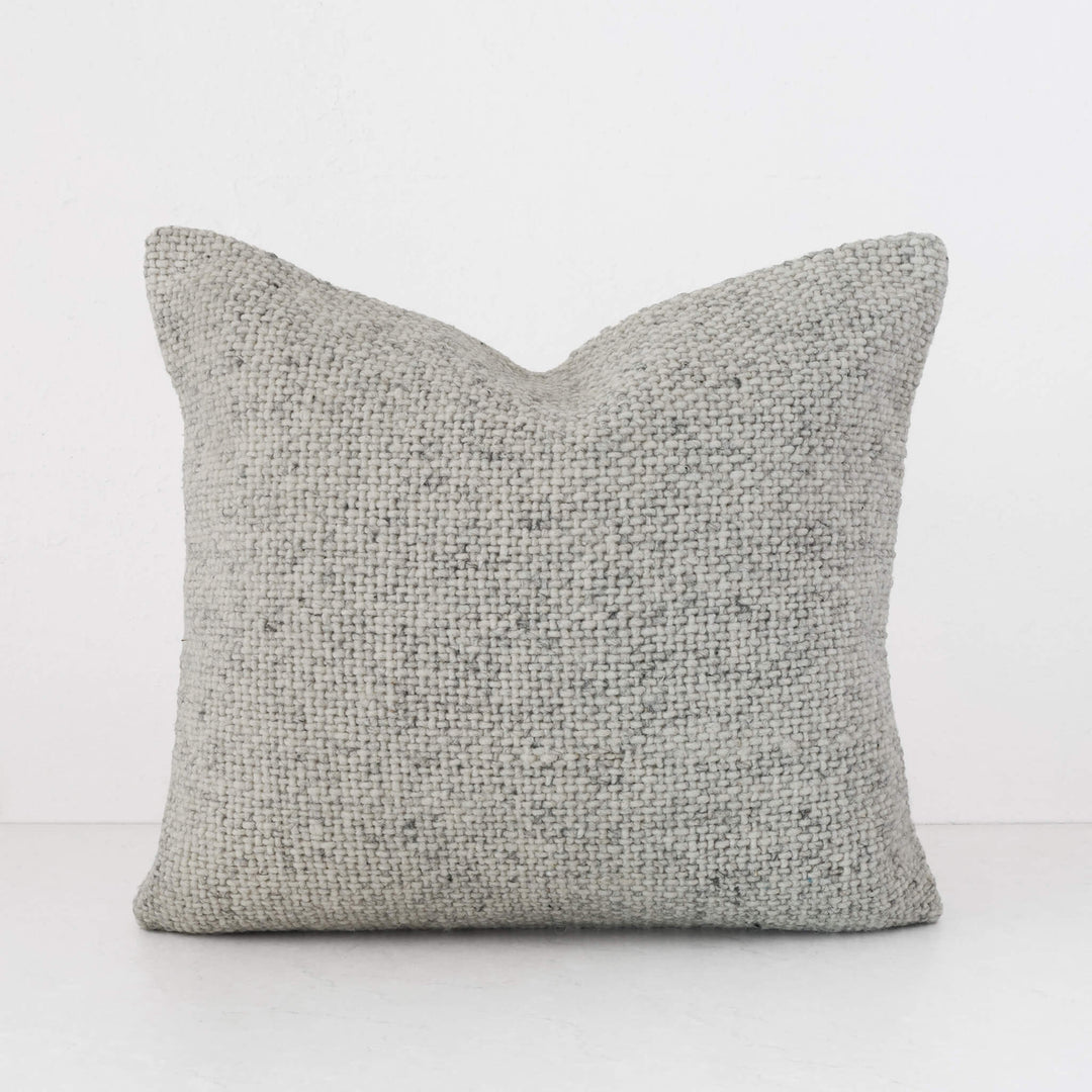 AMARONE HAND WOVEN CUSHION | TEXTURED MISTY PEBBLE | 50X50