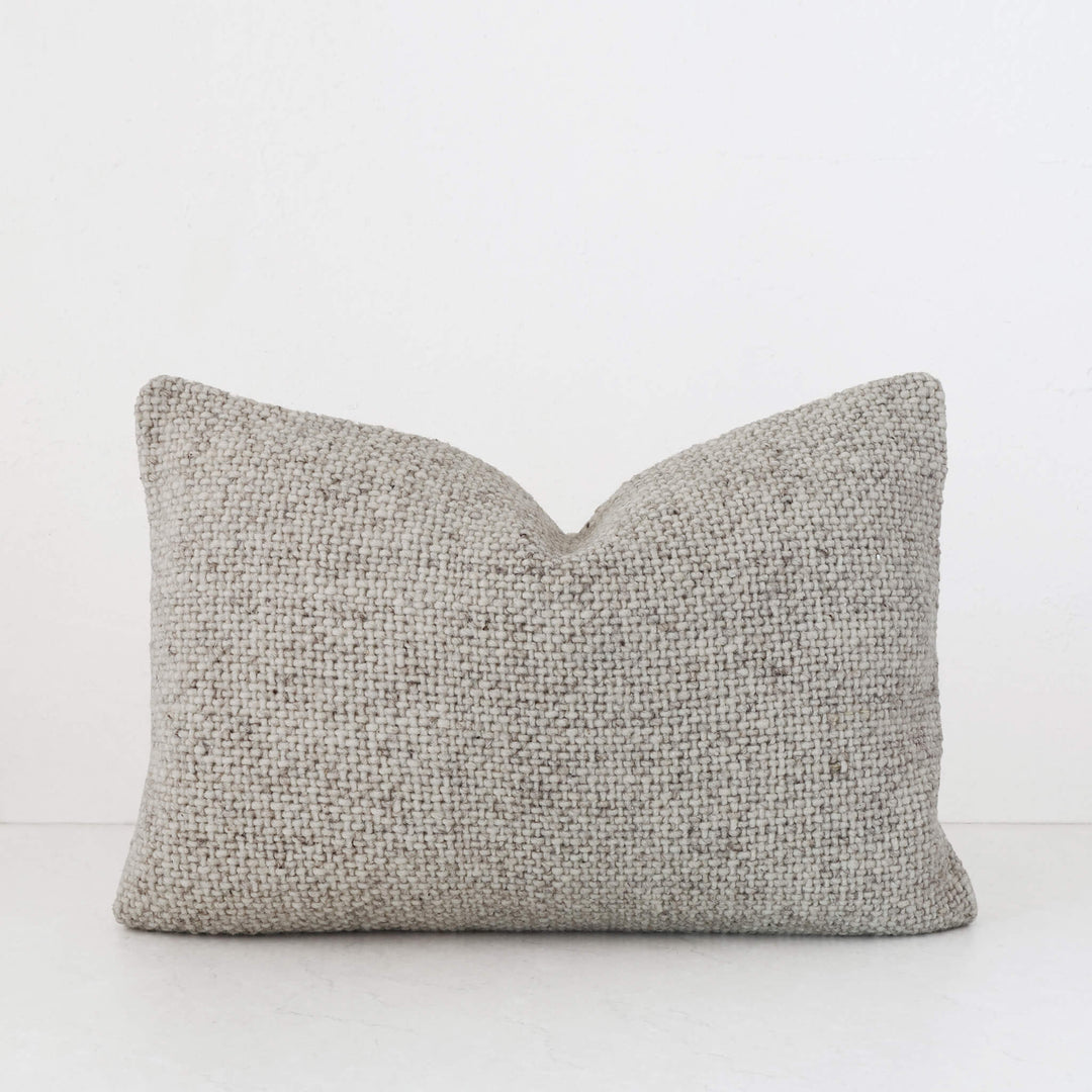 AMARONE HAND WOVEN CUSHION | TEXTURED PEBBLE BEIGE | 40X60