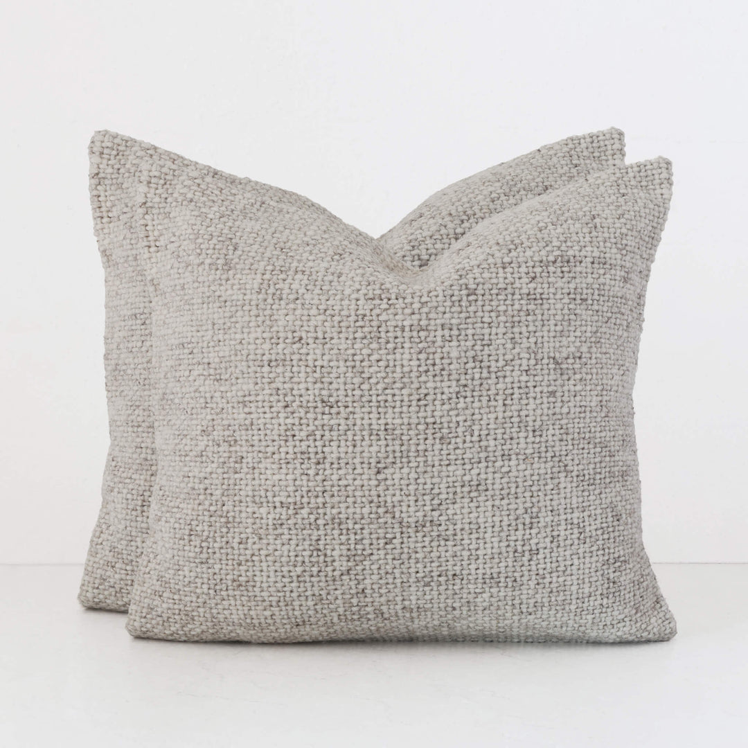 AMARONE HAND WOVEN CUSHION BUNDLES | TEXTURED PEBBLE BEIGE | 50X50
