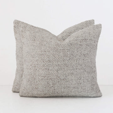AMARONE HAND WOVEN CUSHION BUNDLES | TEXTURED PEBBLE BEIGE | 50X50