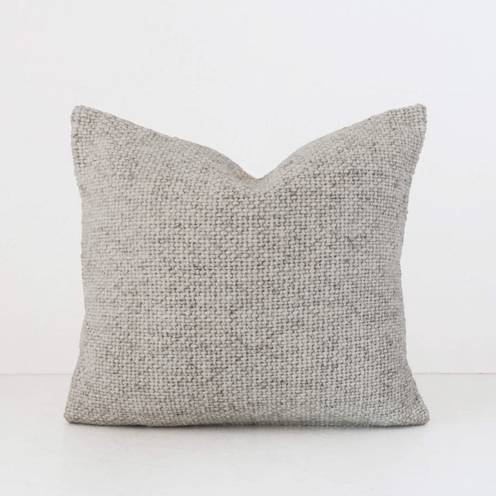AMARONE HAND WOVEN CUSHION | TEXTURED PEBBLE BEIGE | 50X50