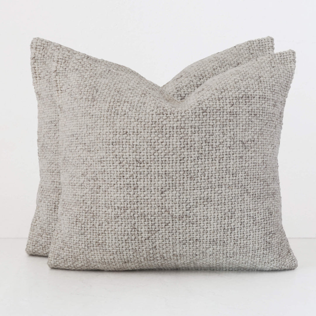 AMARONE HAND WOVEN CUSHION BUNDLES | TEXTURED PEBBLE BEIGE | 60X60
