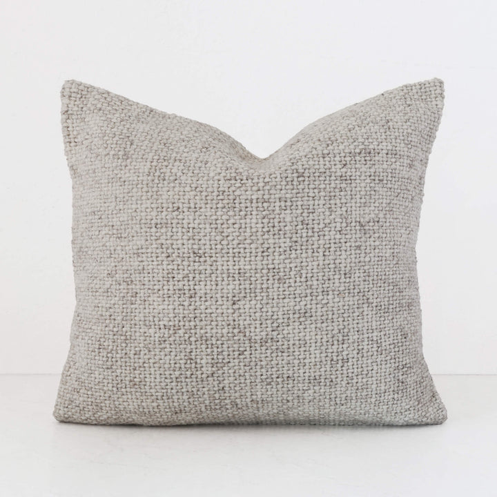 AMARONE HAND WOVEN CUSHION | TEXTURED PEBBLE BEIGE | 60X60