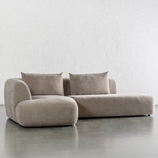 AMEDEO CORNER MODULAR CHAISE LOUNGE SOFA  |  DRIFTWOOD TAUPE