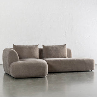 AMEDEO CORNER MODULAR CHAISE LOUNGE SOFA  |  DRIFTWOOD TAUPE - MODULAR