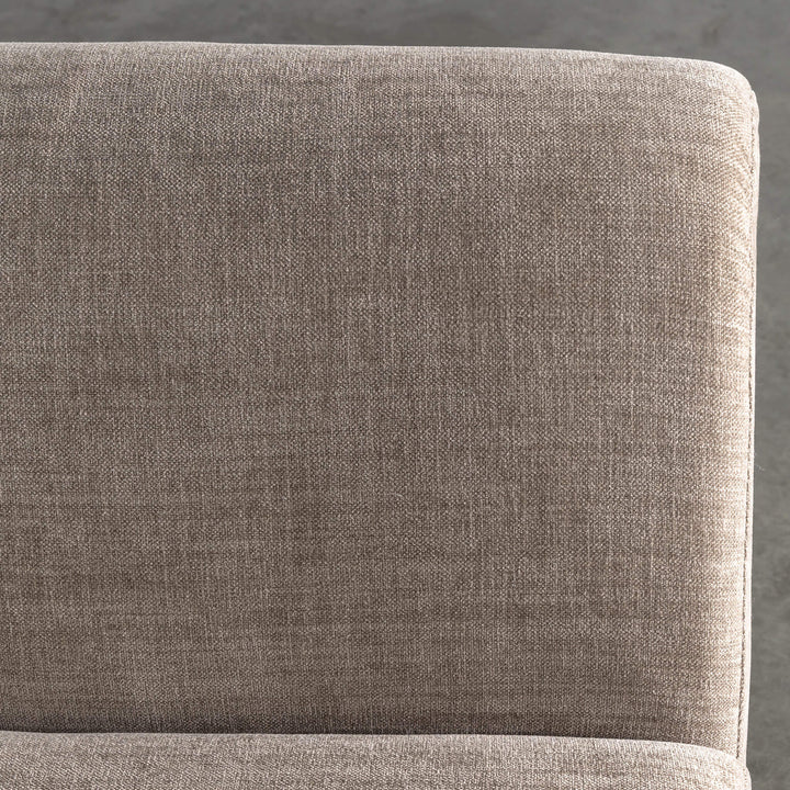 AMEDEO CORNER MODULAR CHAISE LOUNGE SOFA  |  DRIFTWOOD TAUPE - CLOSE UP