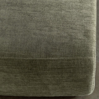AMEDEO CORNER MODULAR CHAISE LOUNGE SOFA  |  OLIVE SMOKE GROVE - FABRIC CLOSE UP