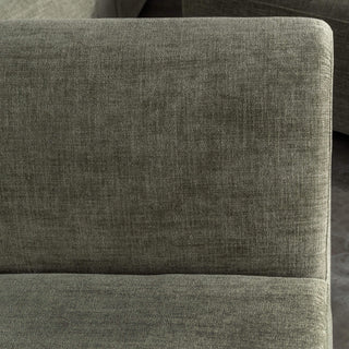 AMEDEO CORNER MODULAR CHAISE LOUNGE SOFA  |  OLIVE SMOKE GROVE - BACK REST CLOSE UP