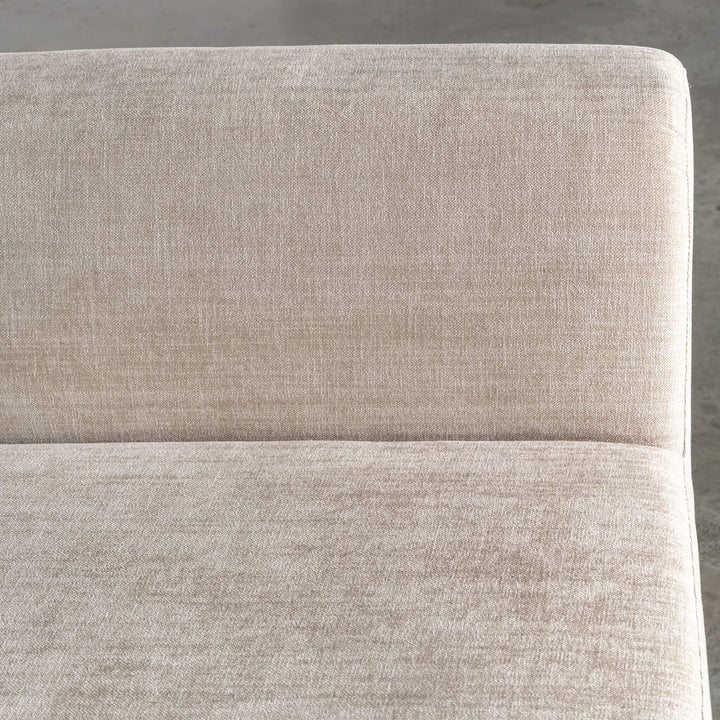 AMEDEO CORNER MODULAR CHAISE LOUNGE SOFA  |  SANDBAR HAZE - CLOSE UP 