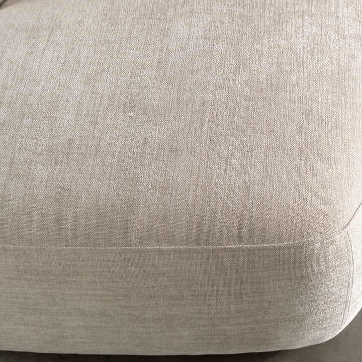 AMEDEO CORNER MODULAR CHAISE LOUNGE SOFA  |  SANDBAR HAZE - CLOSE UP FABRIC