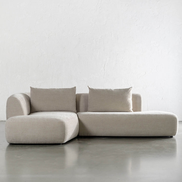 AMEDEO CORNER MODULAR CHAISE LOUNGE SOFA  |  SANDBAR HAZE - MODULAR
